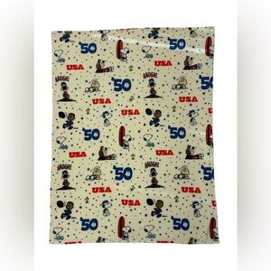 Peanuts USA 50th Anniversary Throw Blanket- New